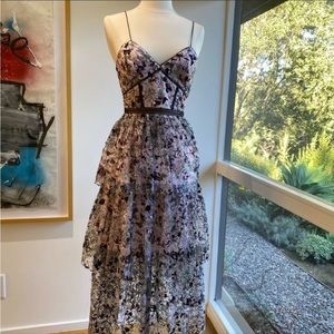 SELF-PORTRAIT
Constellation tiered dress wedding guest